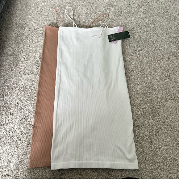 NWT Bundle of Two - Wild Fable - Tank Tops White and Brown Women’s XS - Picture 2 of 11